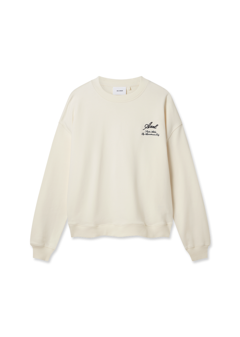 Суитчър AXEL ARIGATO Cream Relaxed-Fit Sweatshirt Бяло | A3000001