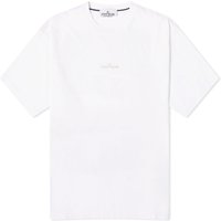 Тениска Stone Island Scratched Print T-Shirt Бяло | 80152RC89-V0001, 1