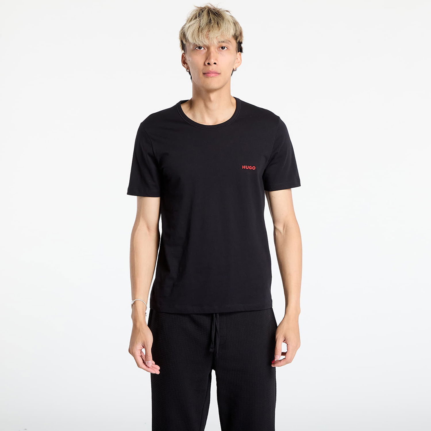 Тениска BOSS Hugo Boss RN 3-Pack T-Shirt Черно | 50532811-990, 0
