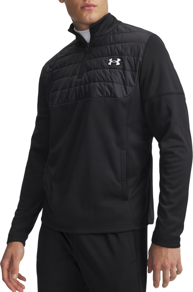 Armour Fleece Pro Utility Quilted Quarter-Zip Pullover