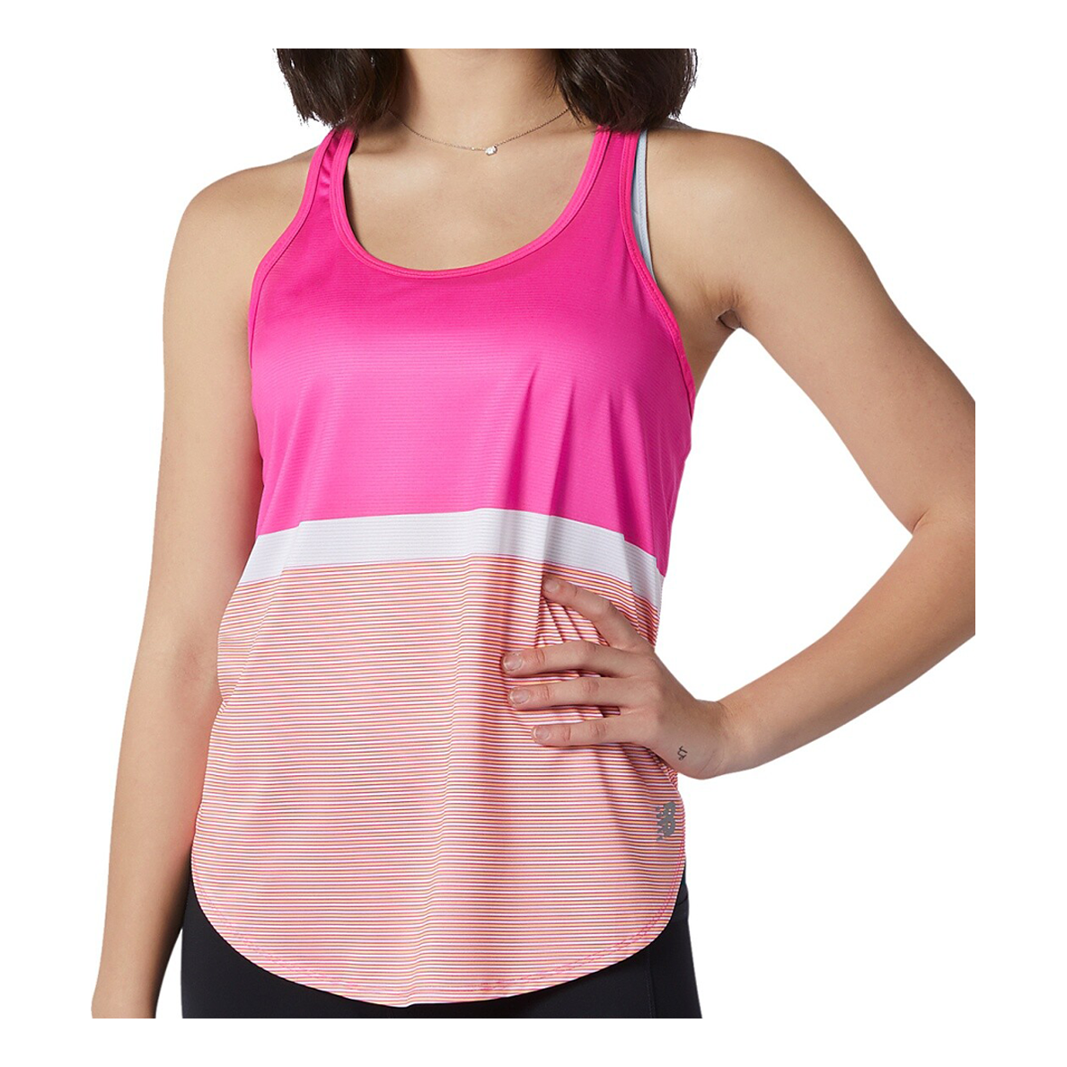 Потник New Balance Performance Accelerate Tank Top Розово | WT11223PKW, 0