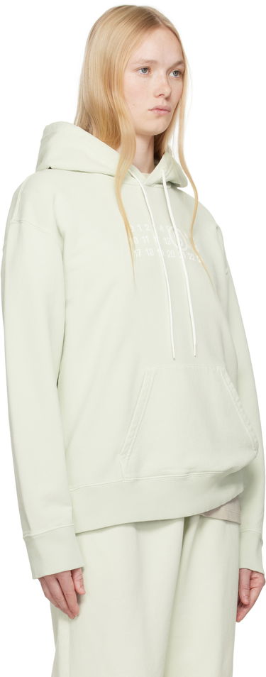 Суитчър Maison Margiela MM6 Maison Margiela Unbrushed Sweat Jersey Hoodie Зелено | S62GU0138 M25004, 1