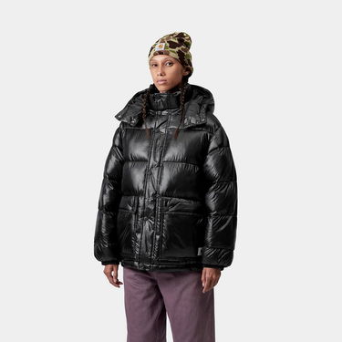 Пухо яке Carhartt WIP Benson Puffer Hooded Jacket Черно | I035370_9, 2
