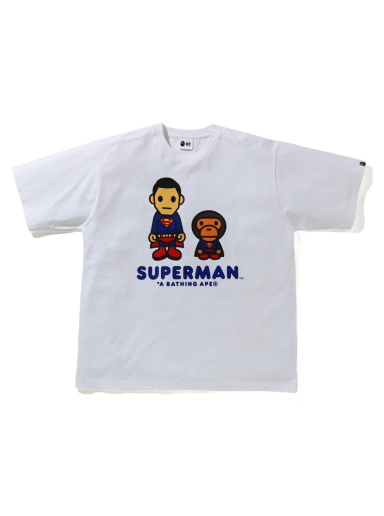 Тениска BAPE DC x Baby Milo Superman Relaxed Fit Tee Сиво | 2H23-110-903