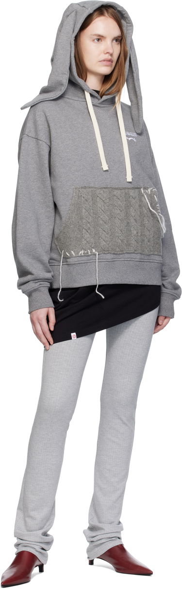 Суитчър Charles Jeffrey Loverboy Charles Jeffrey LOVERBOY Patch Rabbit Ears Hoodie Сиво | 52081002, 3