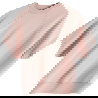 Пуловер SKIMS SKIMS Raglan Short Sleeve Sweatshirt, Size Large Розово | SS-STT-7770W-FAWN, 1
