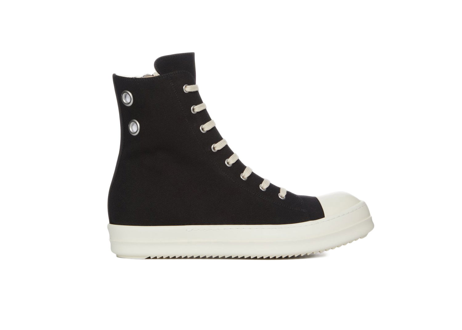 Кецове и обувки Rick Owens DRKSHDW Sneaks High Black/Milk (W) Черно | DS01C6800DQES1-911, 0