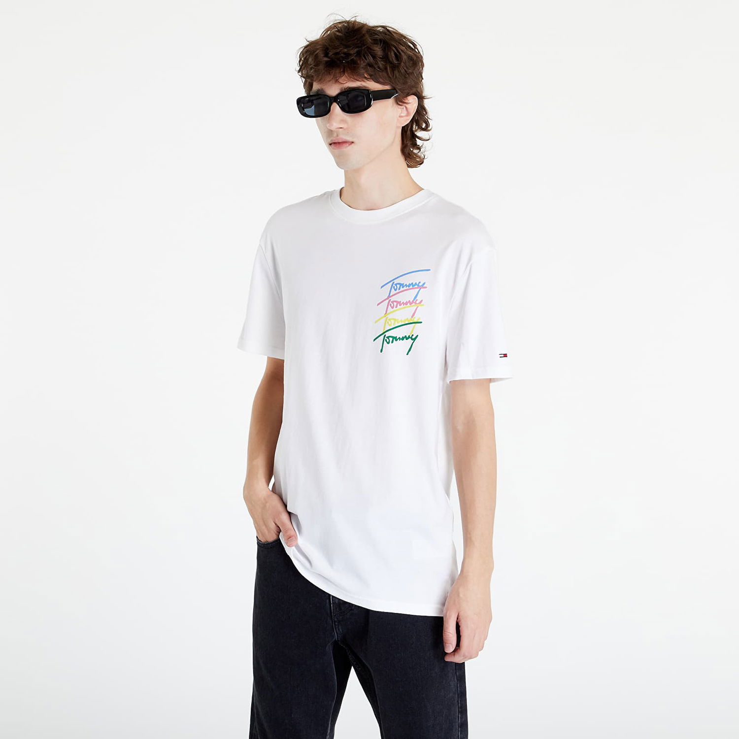 Тениска Tommy Hilfiger Classic Back Art Бяло | DM0DM15003 YBR, 0