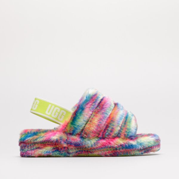 Кецове и обувки UGG Fluff Yeah Pixel Многоцветен | 1125007-WHITE, 0