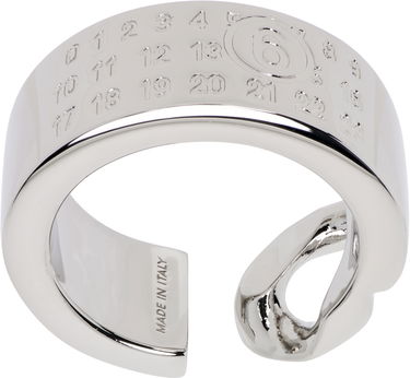 Пръстен Maison Margiela Minimal Numeric Cuff Ring Металик | SM6UQ0103 P8371, 0