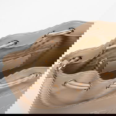 Дамска чанта CALVIN KLEIN Bold Ck Drawstring Bucket Bag Бежово | LV04F3232G VFU, 3