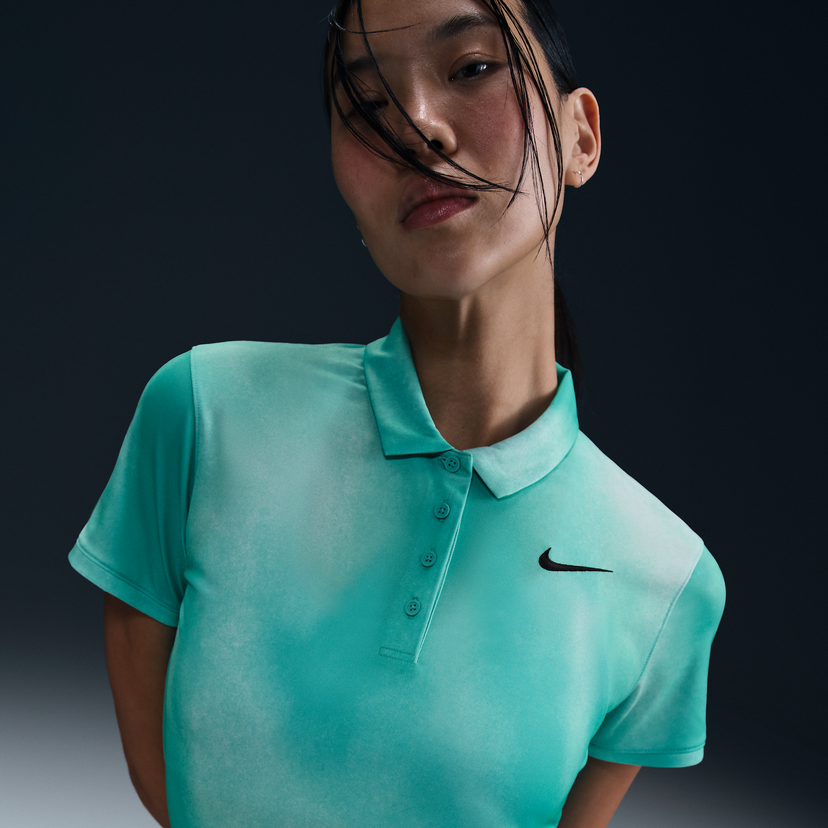 Поло тениска Nike Victory Dri-FIT Printed Golf Polo Зелено | FQ1798-474