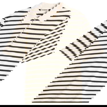 Поло тениска Jil Sander Stripe Short Sleeve Polo Бежово | J47GL0104-J46497-080, 0