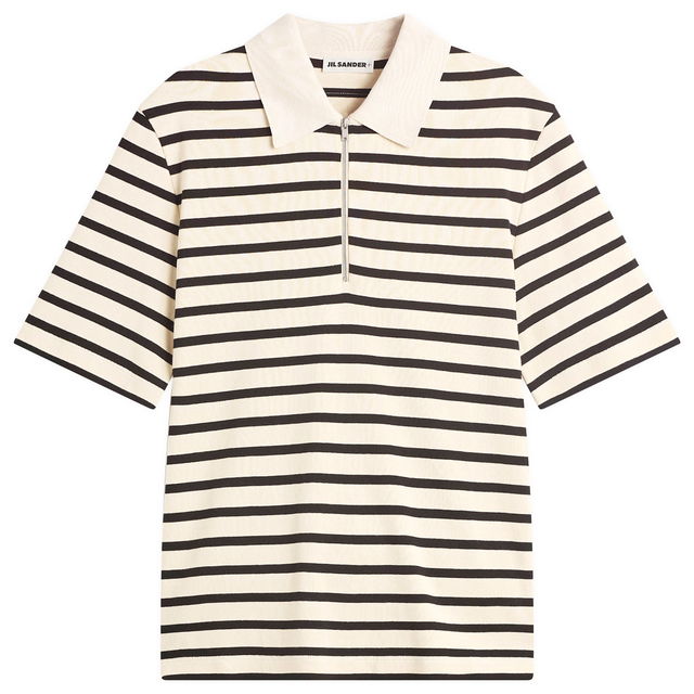 Stripe Short Sleeve Polo