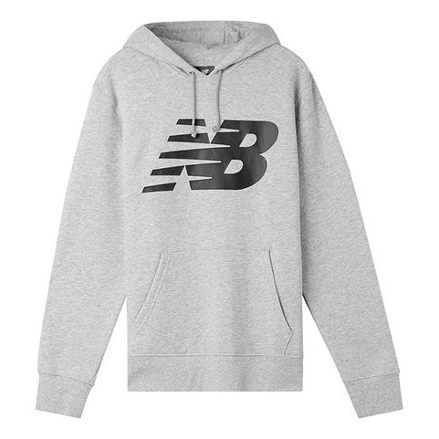 Суитчър New Balance Essentials Stacked Logo Hoodie Сиво | MT83982-AG, 0
