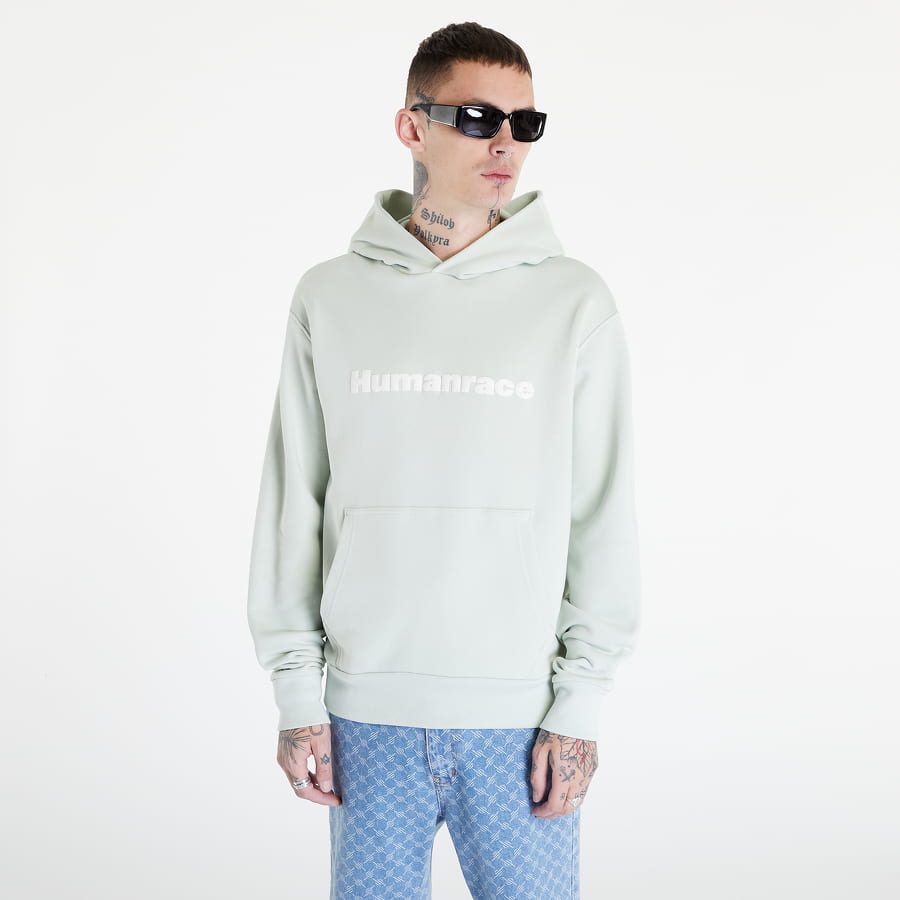 Суитчър adidas Originals Pharrell Williams Basics Hoodie Зелено | HS4815, 0