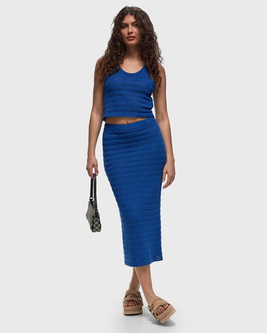 Пола American Vintage NYAMA SKIRT Синьо | NYA13AE24-BLEU-ROI, 1