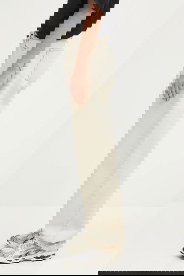 Дънки Carhartt WIP Noxon High Waist Wide Leg Jeans Бежово | I031920.01SN, 1