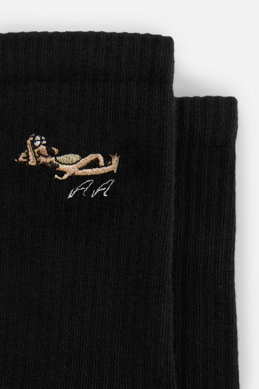 Чорапи AXEL ARIGATO Wes Embroidered Socks Черно | X2245002, 3