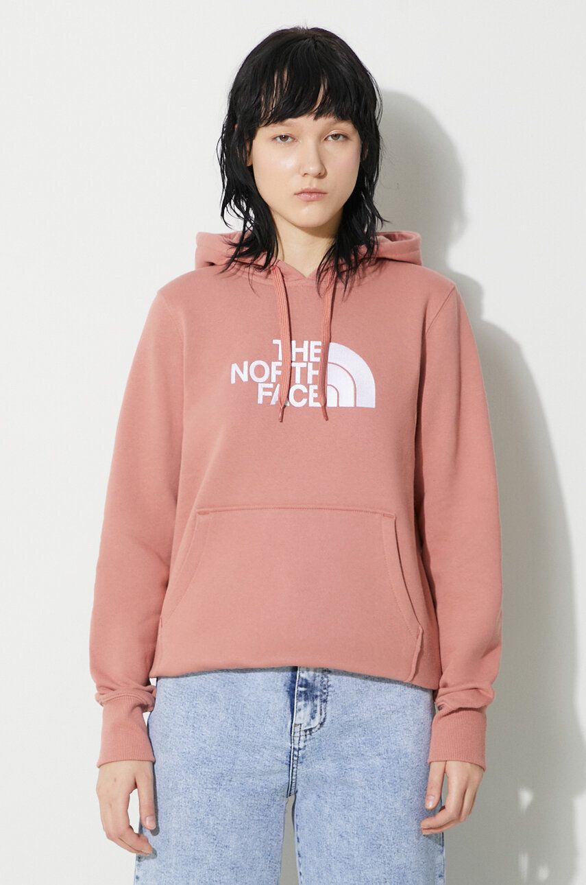 Суитчър The North Face W Drew Peak Hoodie Розово | NF0A55ECNXQ1, 0