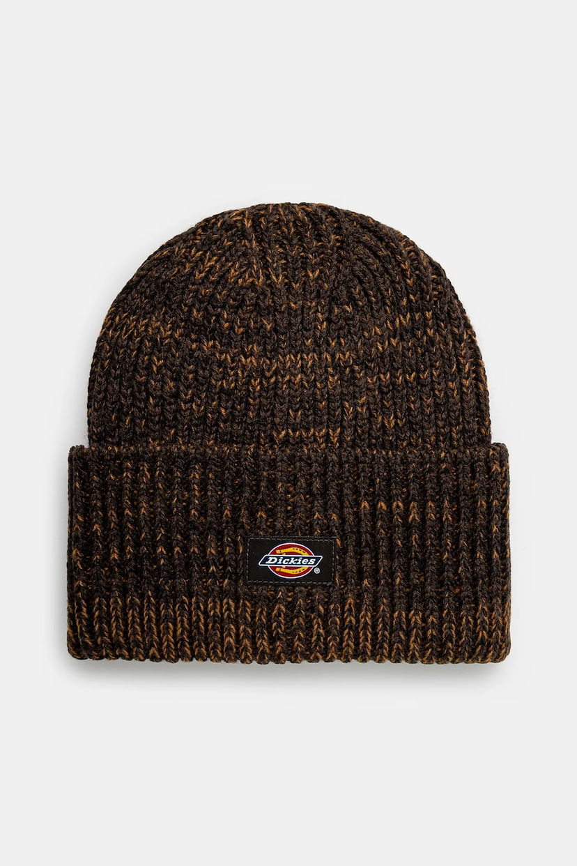 Шапка Dickies Lewistown Ribbed Speckled Knit Beanie Кафяво | DK0A4Z3J