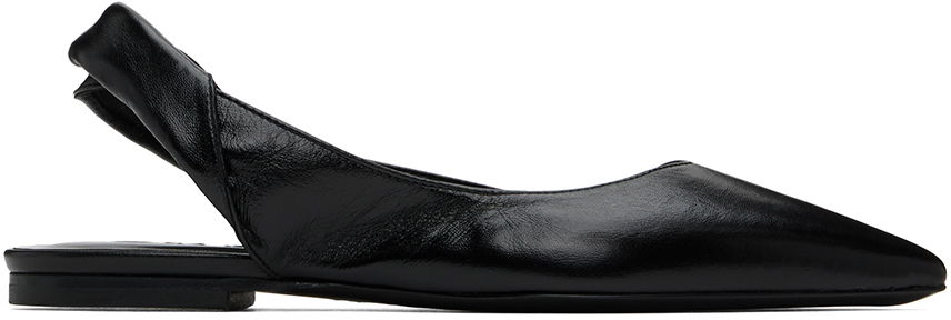 Облекло BY FAR BY FAR Yasha Slingback Flats Черно | MWFFC024LL002BK001PL, 0