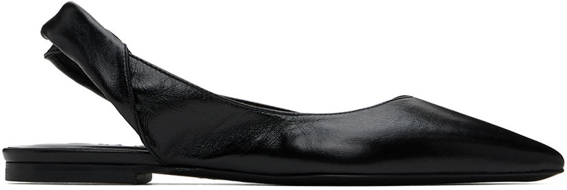 Облекло BY FAR BY FAR Yasha Slingback Flats Черно | MWFFC024LL002BK001PL