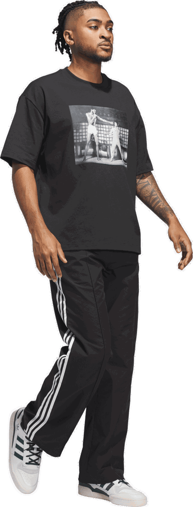 Тениска adidas Performance Kareem Scoring Champ Graphic Tee Черно | JZ7911, 3