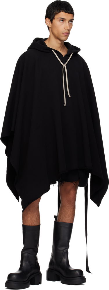 Суитчър Rick Owens DRKSHDW Poncho Hoodie Черно | DU02E7275 FSL, 3
