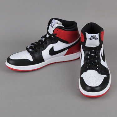 Кецове и обувки Jordan Air Jordan 1 Retro High OG "Black Toe" Бяло | 555088-184, 3