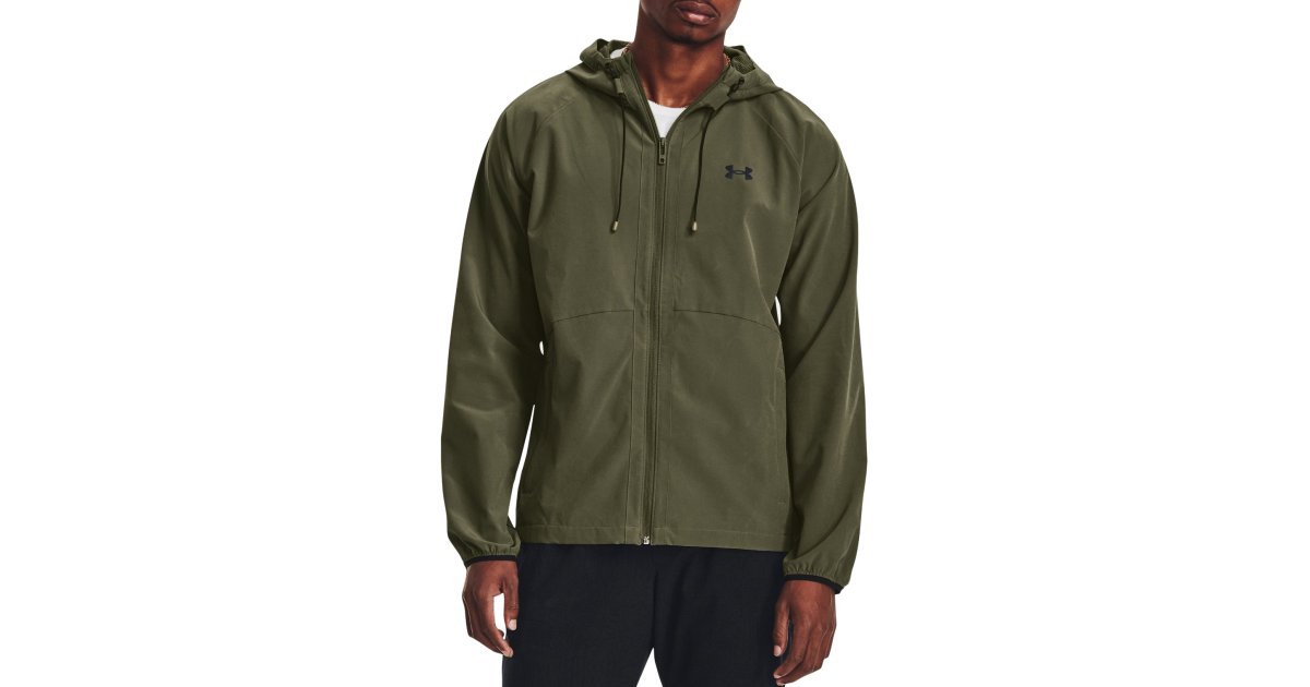 Ветровка Under Armour Stretch Woven Windbreaker Sonar Зелено | 1377171-390, 1