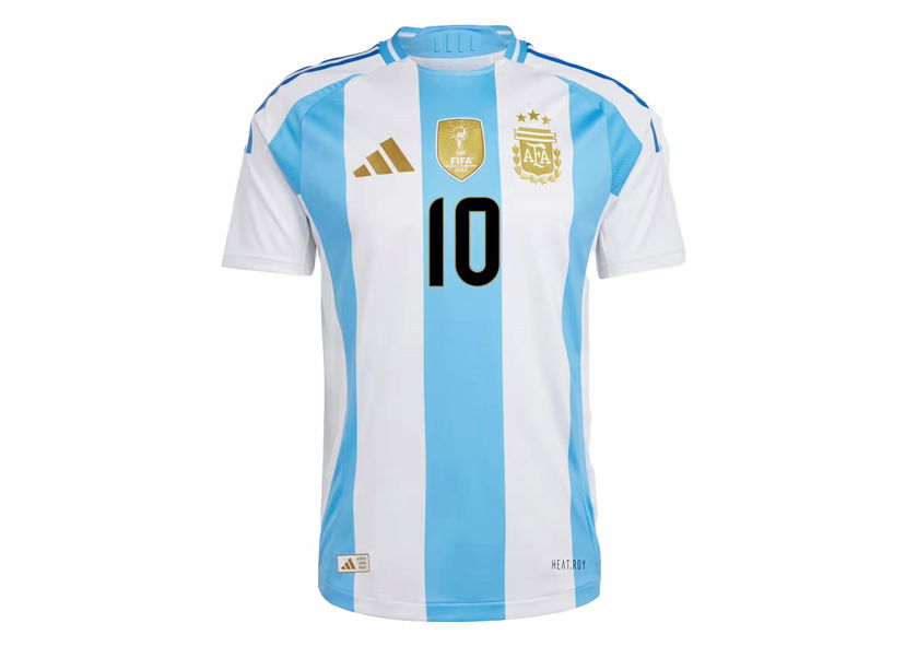Фланелка adidas Performance Argentina 2024 Messi Home Authentic Jersey White/Blue Burst Синьо | JN1505