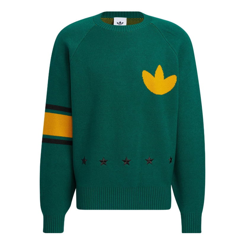 Пуловер adidas Originals Originals Knit Sweater Зелено | HS7295