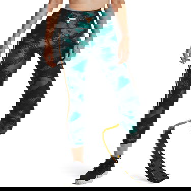 Клинове Under Armour Project Rock HeatGear Printed Ankle Leggings Зелено | 1377954-722, 4