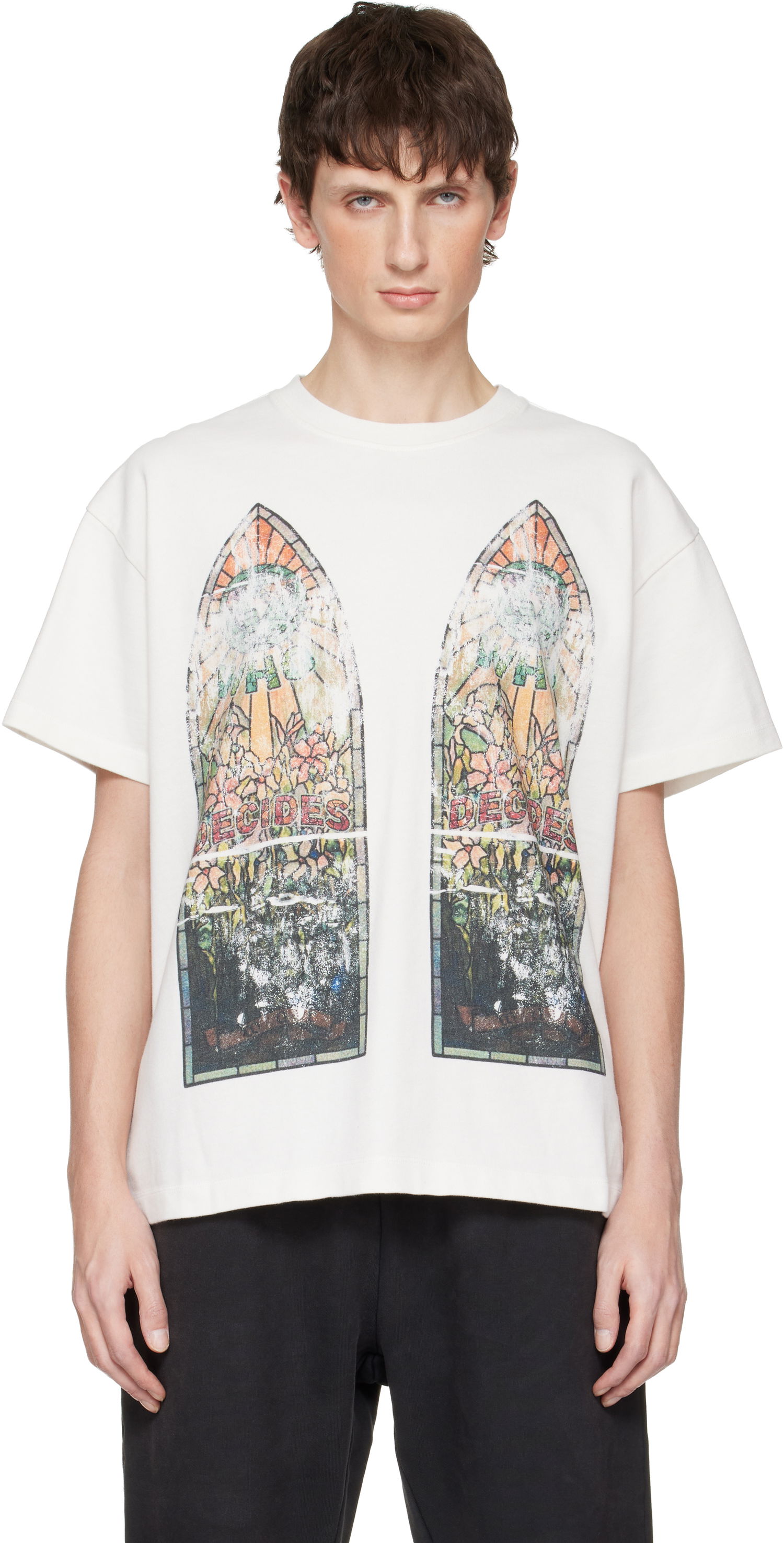 Тениска Who Decides War Who Decides War Faded Jersey T-Shirt Бяло | 1110210001FW25, 0