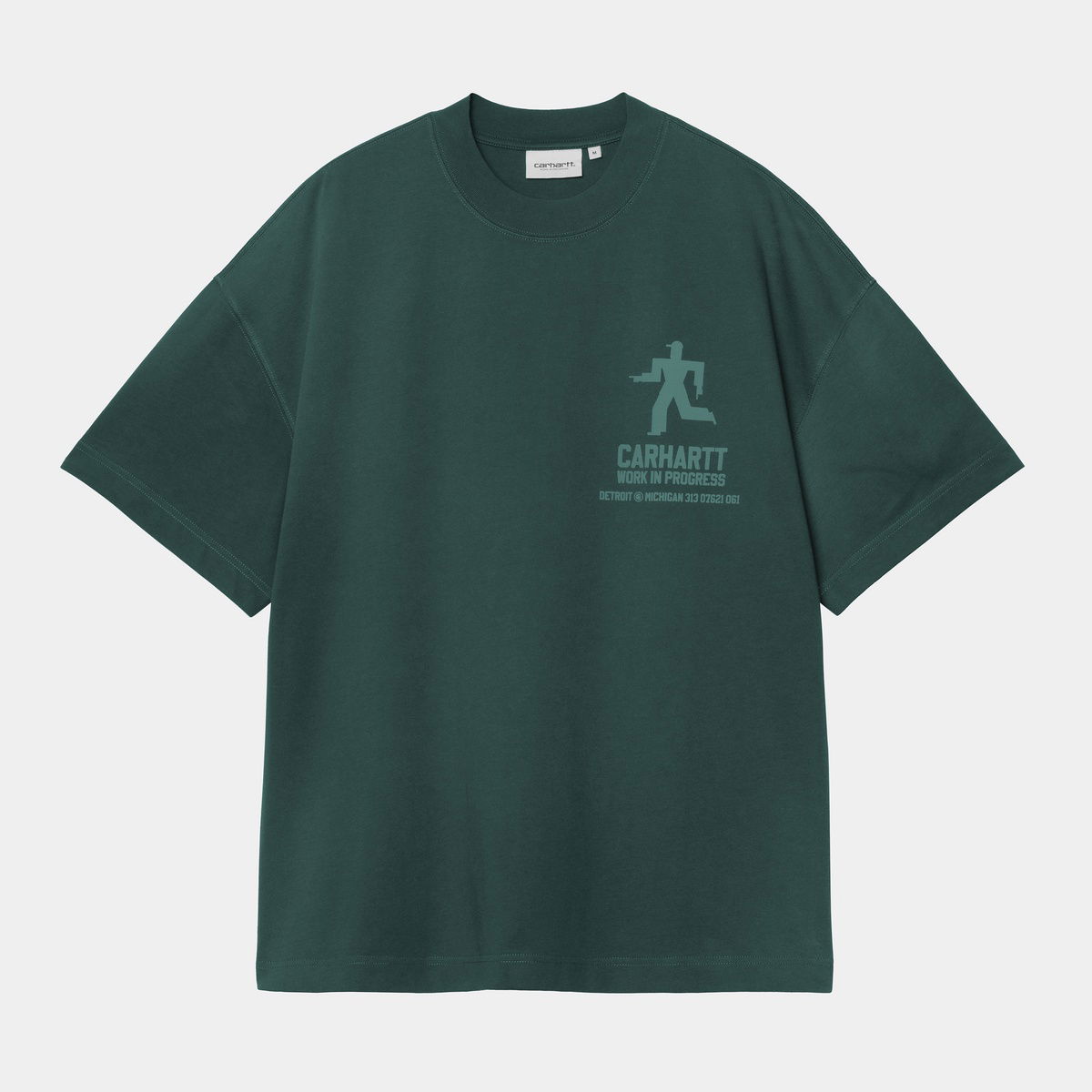 Тениска Carhartt WIP Carhartt WIP Distance Short Sleeve T-Shirt Зелено | I035449_9, 1