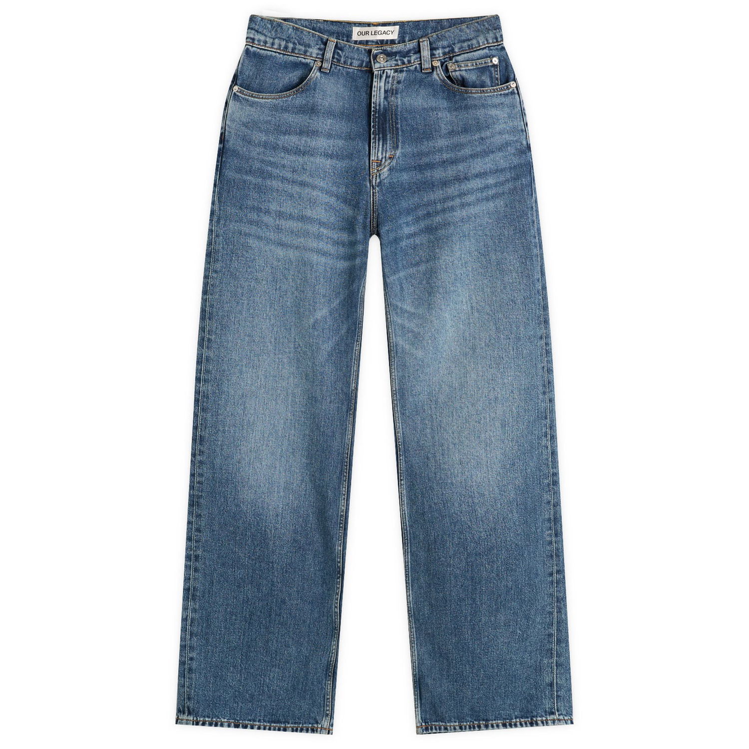 Дънки OUR LEGACY Our Legacy Carlson Jean Broken Twill, Size 28" Синьо | M4255RR, 1