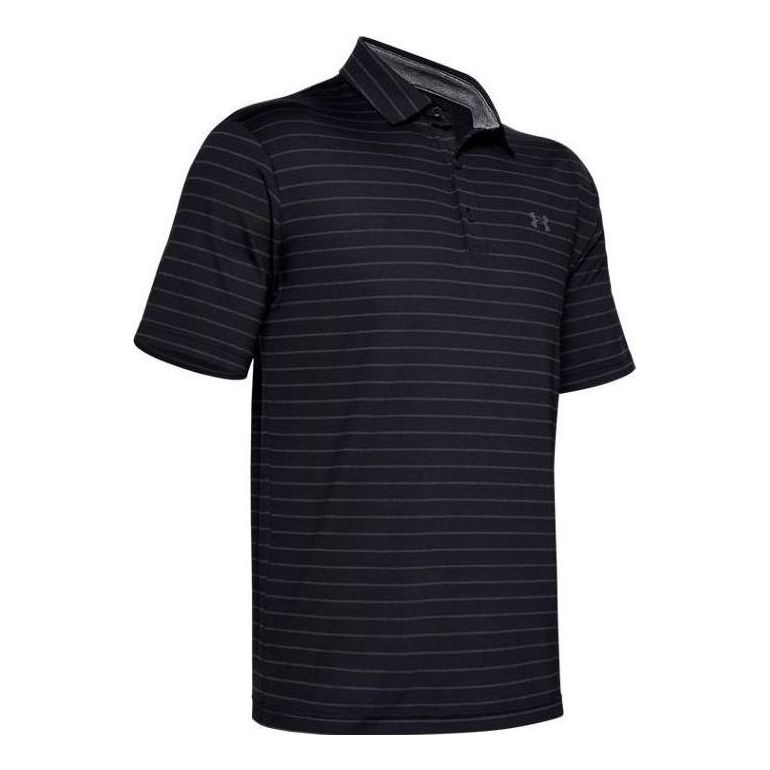 Поло тениска Under Armour Playoff Core Stripe Polo Черно | 1351130-001