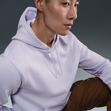 Суитчър Nike Nike Club Fleece Hoodie Лилаво | FN3859-538, 4