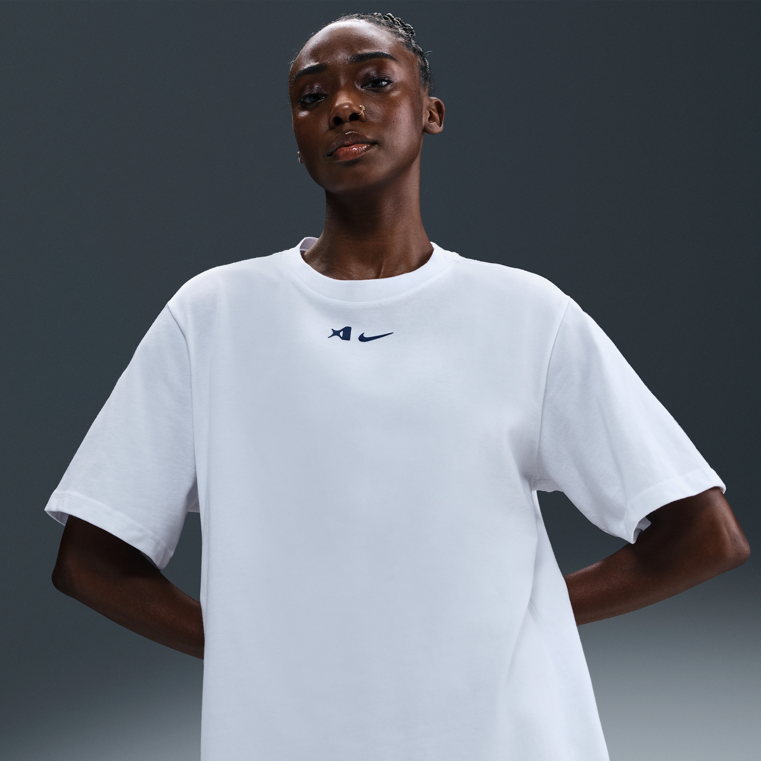 Тениска Nike A'ja Wilson Loose Fit Short-Sleeve T-Shirt Бяло | HQ1696-100, 0