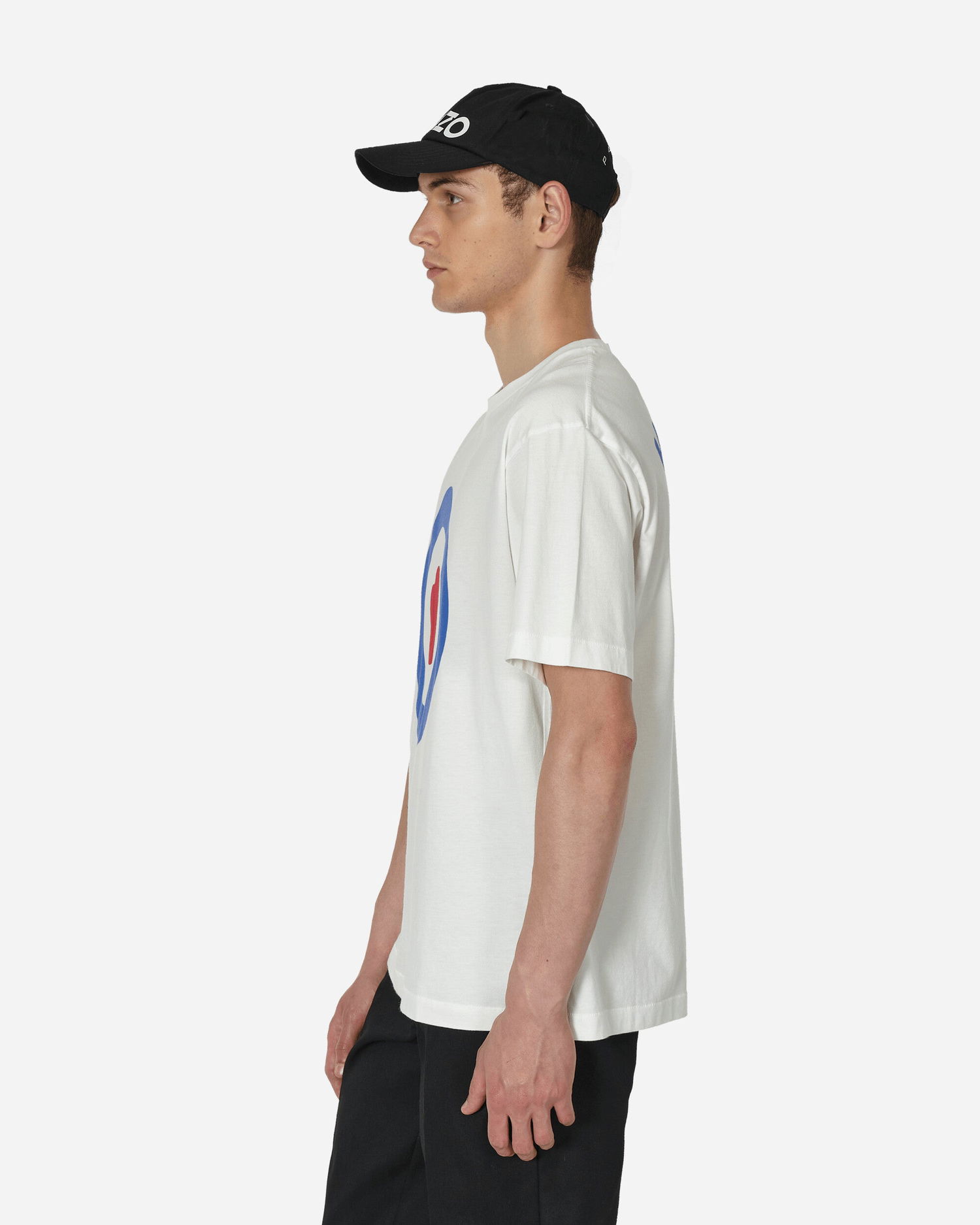 Тениска KENZO Oversize Target T-Shirt Бяло | FD65TS1114SG 02, 1