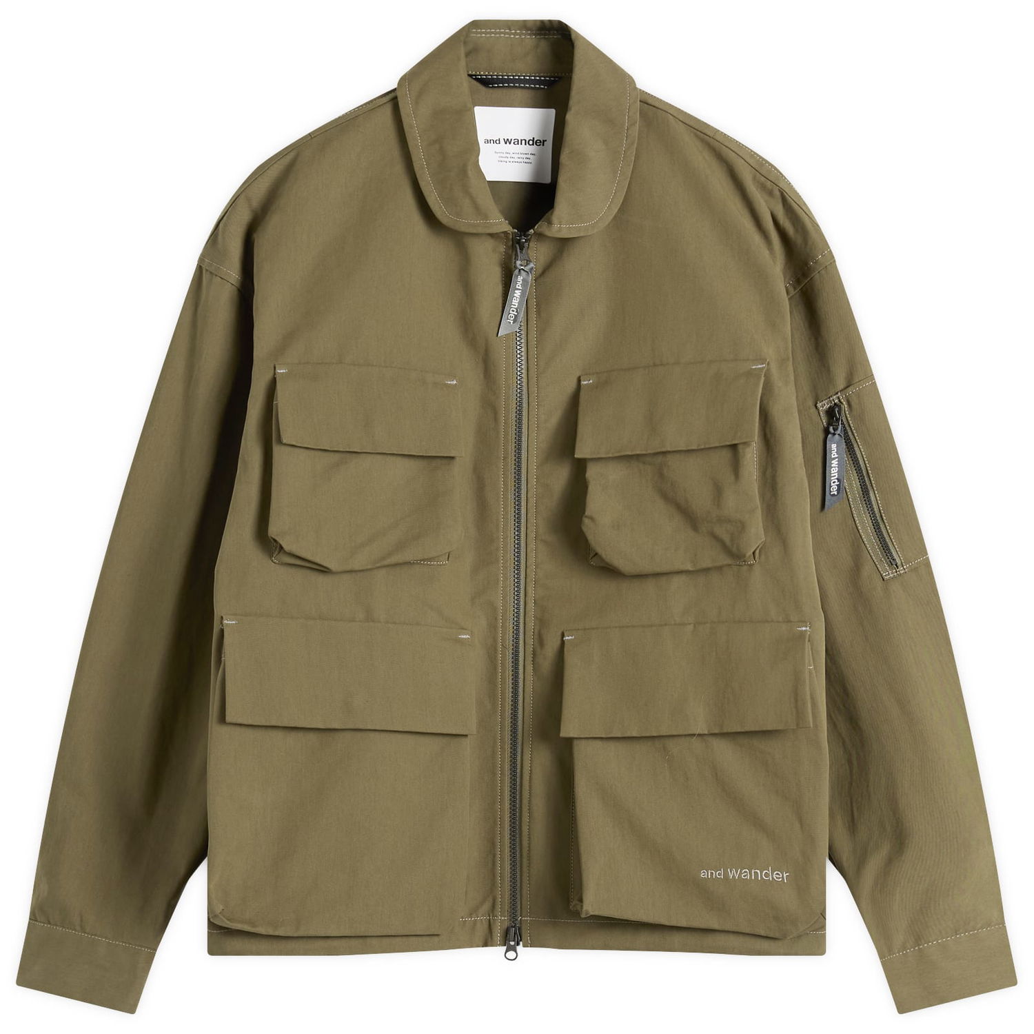 Яке and wander C/PE Twill Field Jacket, Size Small Зелено | 5745281054-180, 1