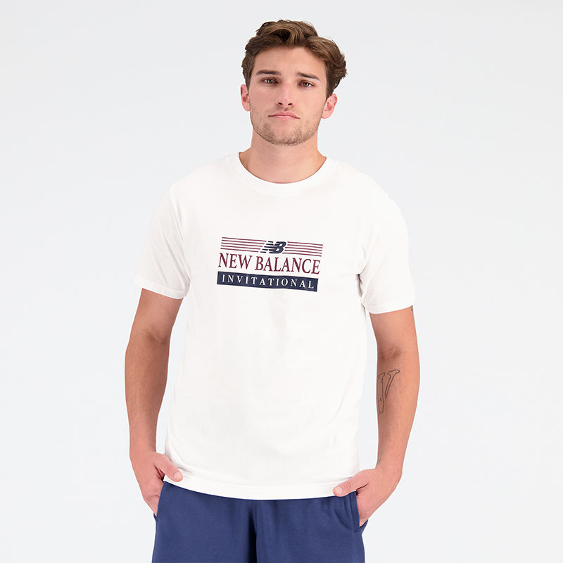 Тениска New Balance T-shirt Бяло | MT31906WT, 0