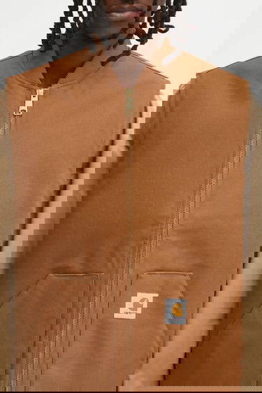 Жилетка Carhartt WIP Zipped Classic Vest Кафяво | I035695.HZ01, 3