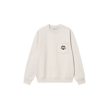 Суитчър Carhartt WIP Pocket Sweatshirt Бяло | I033932_9, 5
