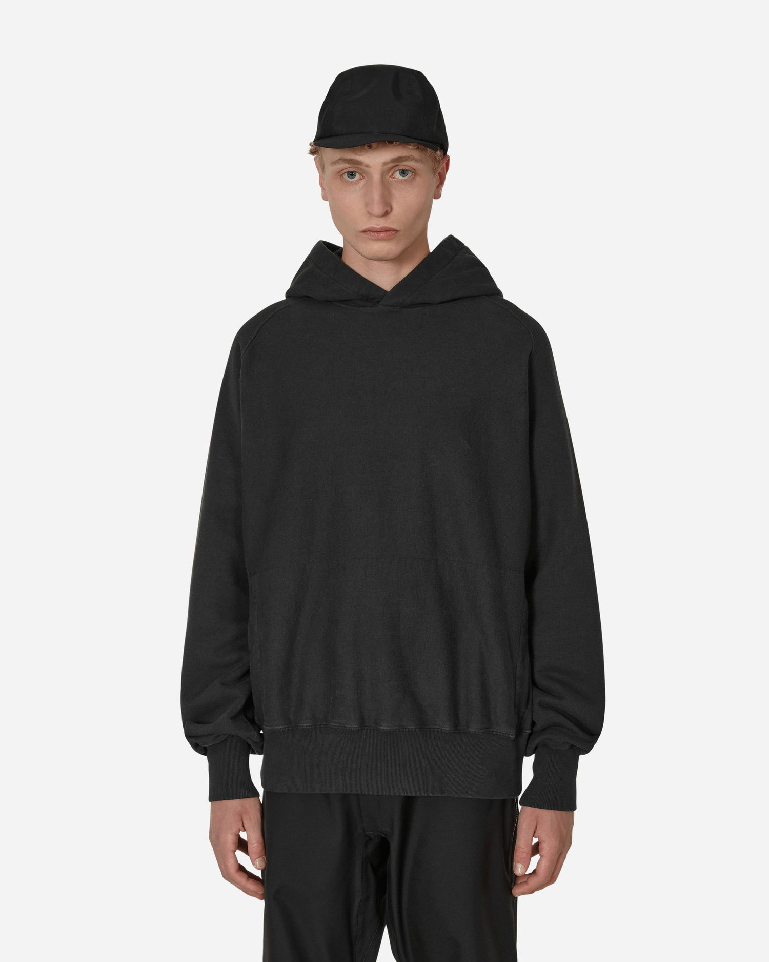 Суитчър GR10K Compass Raglan Unbrushed Hoodie Черно | AW22GR6A4FJ OB, 0