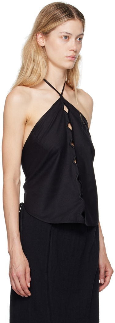 Потник Baserange Baserange Cessa Ligo Halter Neck Tank Top Бежово | TOCEL-WS-AU24, 4