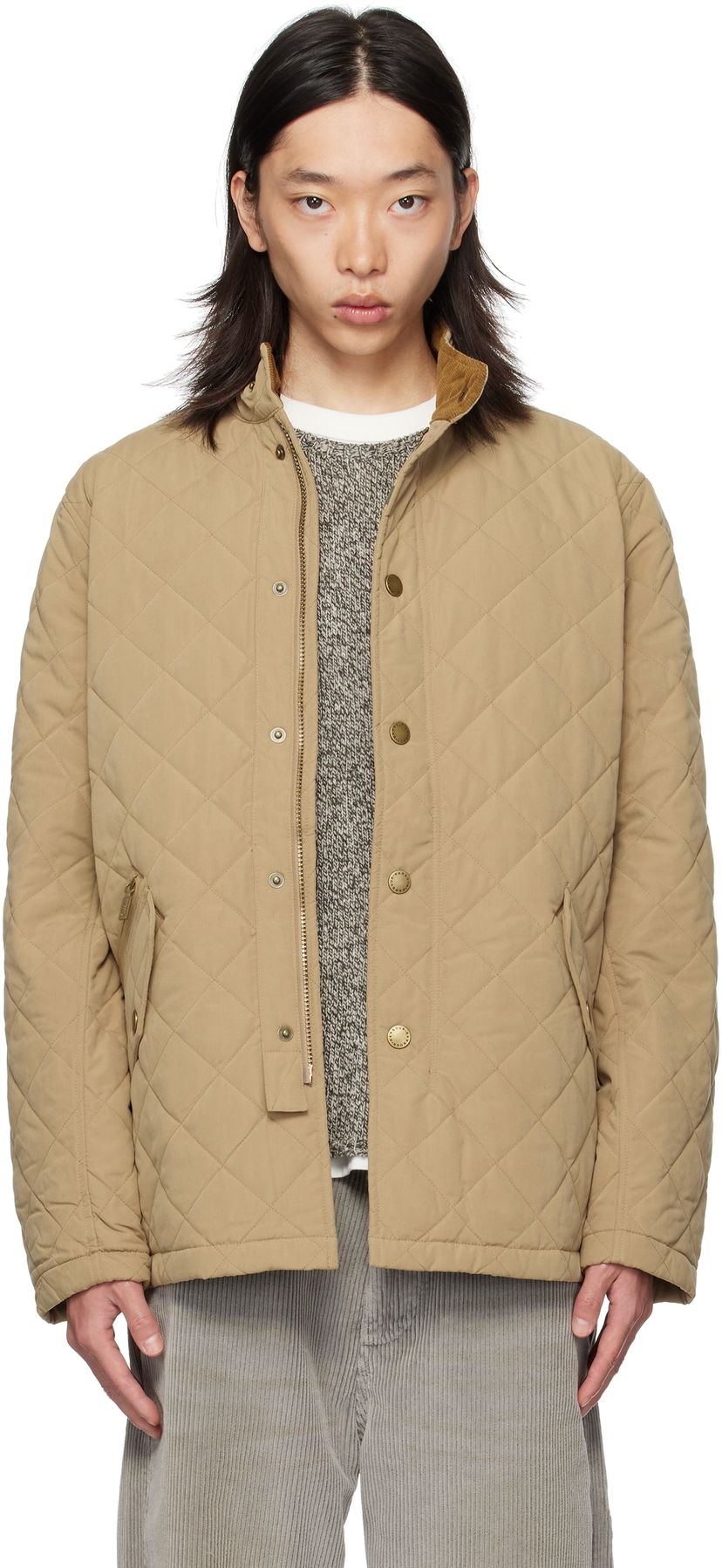 Яке Barbour Barbour Shoveler Quilted Jacket Бежово | MQU0784BE31
