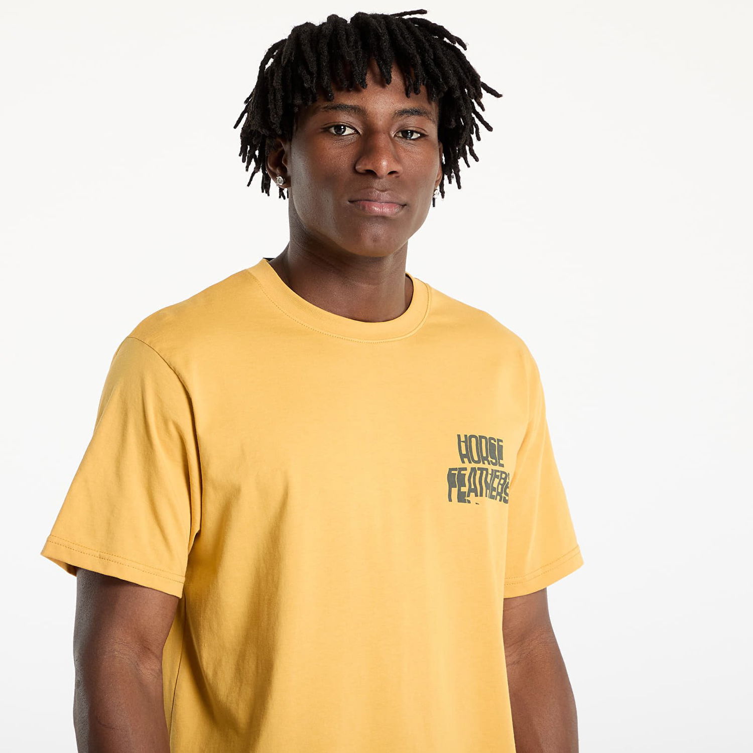 Тениска Horsefeathers Horsefeathers Xerox T-Shirt Жълто | SM1376A, 1