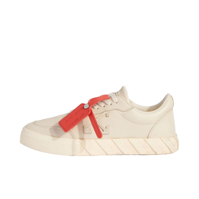 Кецове и обувки Off-White Vulcanized Low Calf Leather Beige Бежово | OMIA085F23LEA0016161